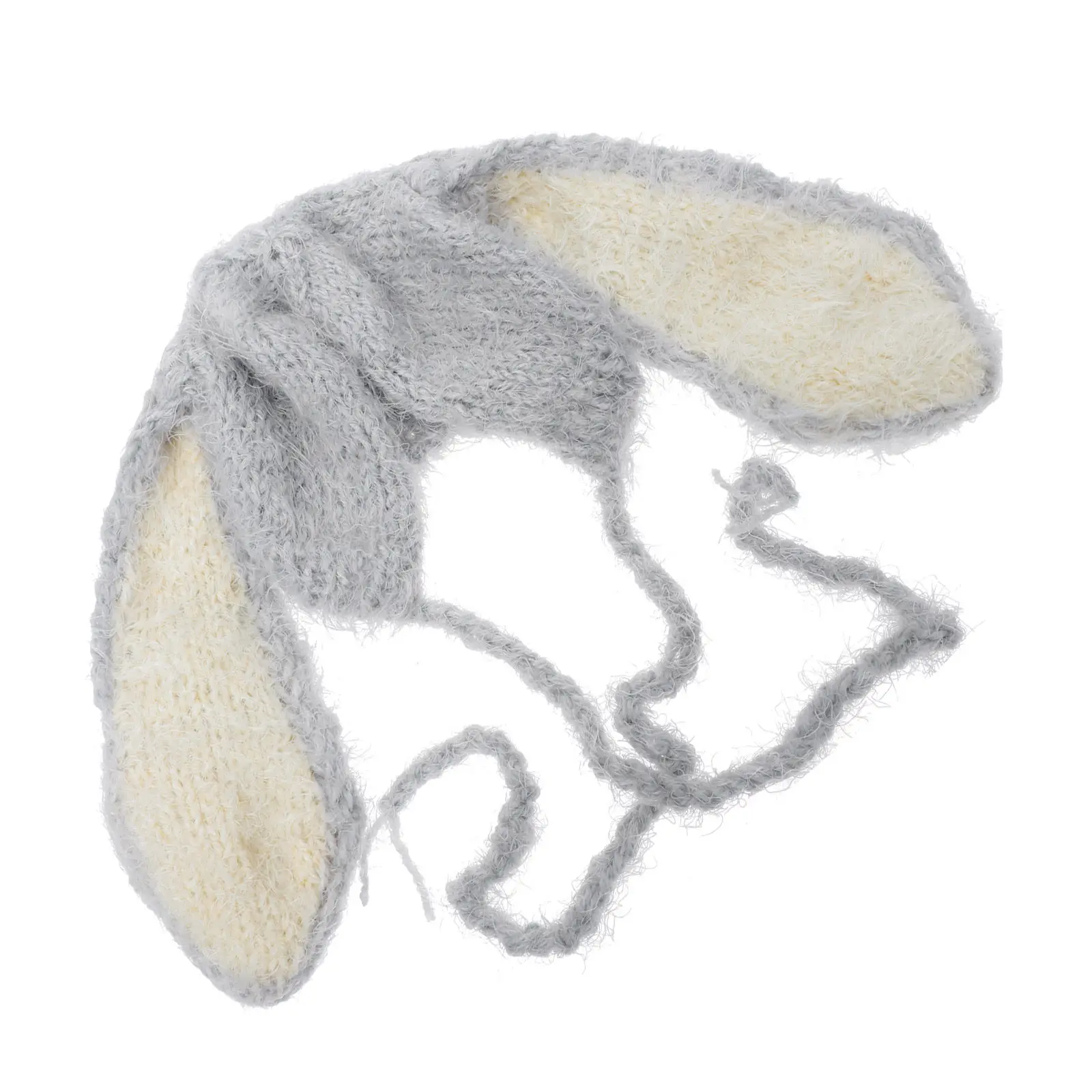 Newborn Warm Rabbit Ear Beanie Hat Baby Long Ears Winter Cap Infant Photography Prop Toddler Holiday Outdoor Park Walk Birthday - view 6