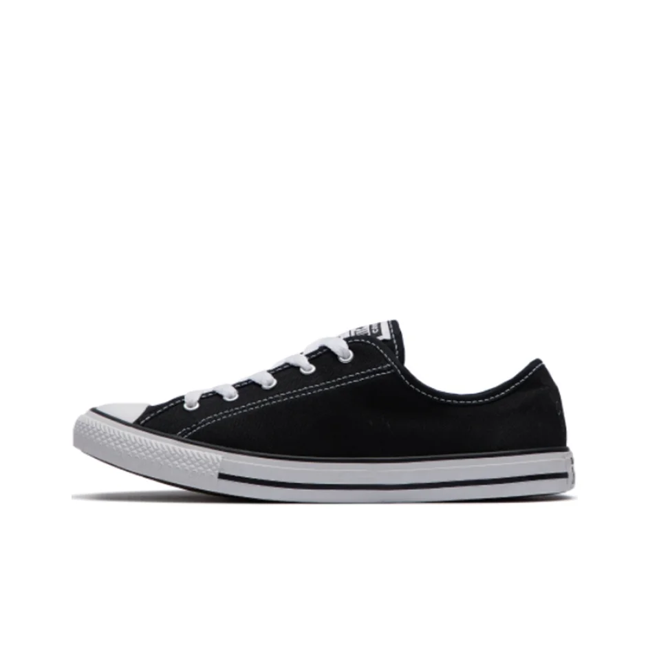 POIZON Converse Chuck Taylor All Star Dainty Low Top 'Preto' Feminino