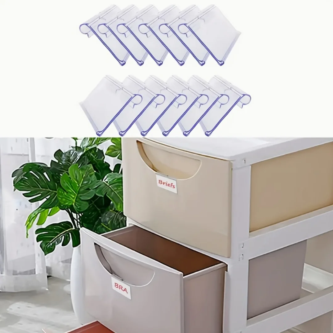 50 قطعة حامل ملصقات، حامل بطاقة السعر من البلاستيك الشفاف PVC القابل لإعادة الاستخدام، مناسب لمراكز التسوق الكبيرة والسوبر ماركت والمتاجر الصغيرة