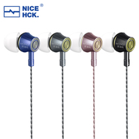 NICEHCK YD520 IEM In-ear Earphone Aluminum Alloy Metal HIFI Microphone Earbud 10mm PET Dynamic Headset Bass Balanced Vocal Music