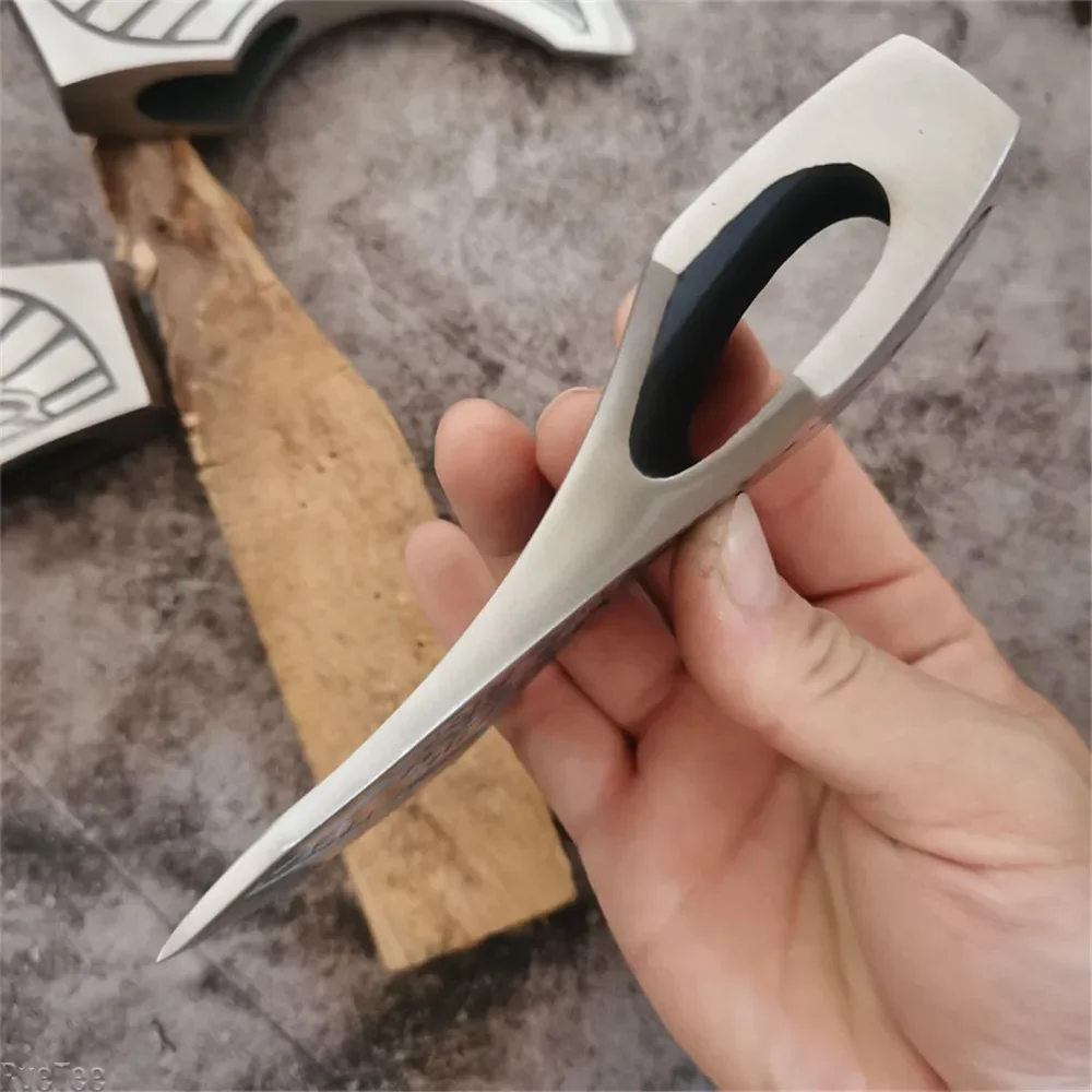 فأس الحرب الآلهة الأصلية لقطع الحطب، قطع الأشجار، السجلات، تزوير الصلب المنغنيز، استخدام المخيم، الاستخدام المنزلي #3