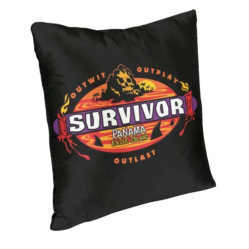 Custom Reality TV Survivor Panama Pillow Case Home Decorative Fashion Cushions for Sofa Square Pillowcase