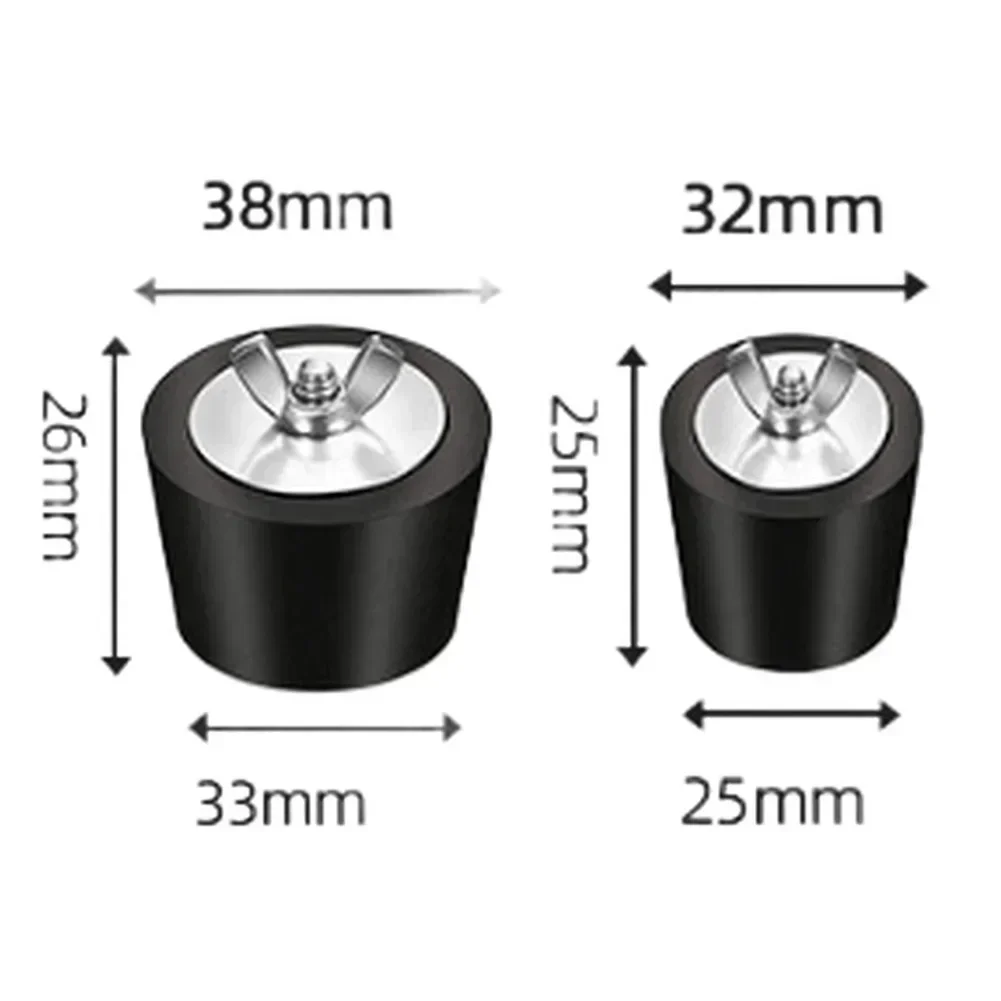 Pool Drain Stopper Two Pieces Winter Set Rubber And Stainless Steel 32mm 38mm Sizes For Weather Resistant Pool Sealing