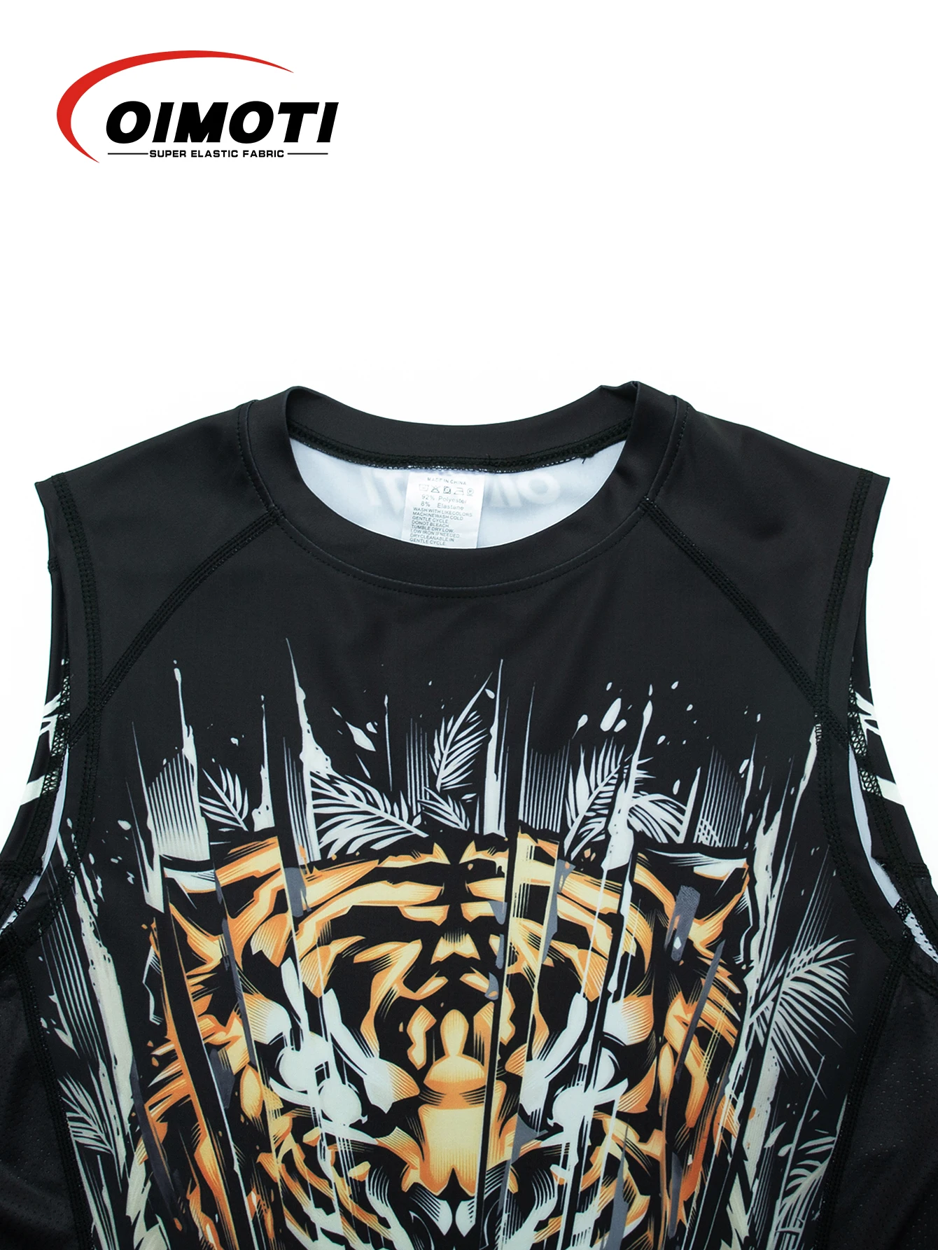 Hoge Elasticiteit Sneldrogend Vest Strak Vest Boksen Fitness Sportvest Hardlopen Volleybal Dikke Lycra Vest Antislipstrip