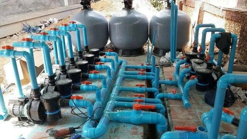 صمام من الألياف الزجاجية المثبت على الجانب مقاس 1.5 بوصة لتنقية مياه حمام السباحة وفلتر رمل لحمام السباحة ومعالجة المياه #5