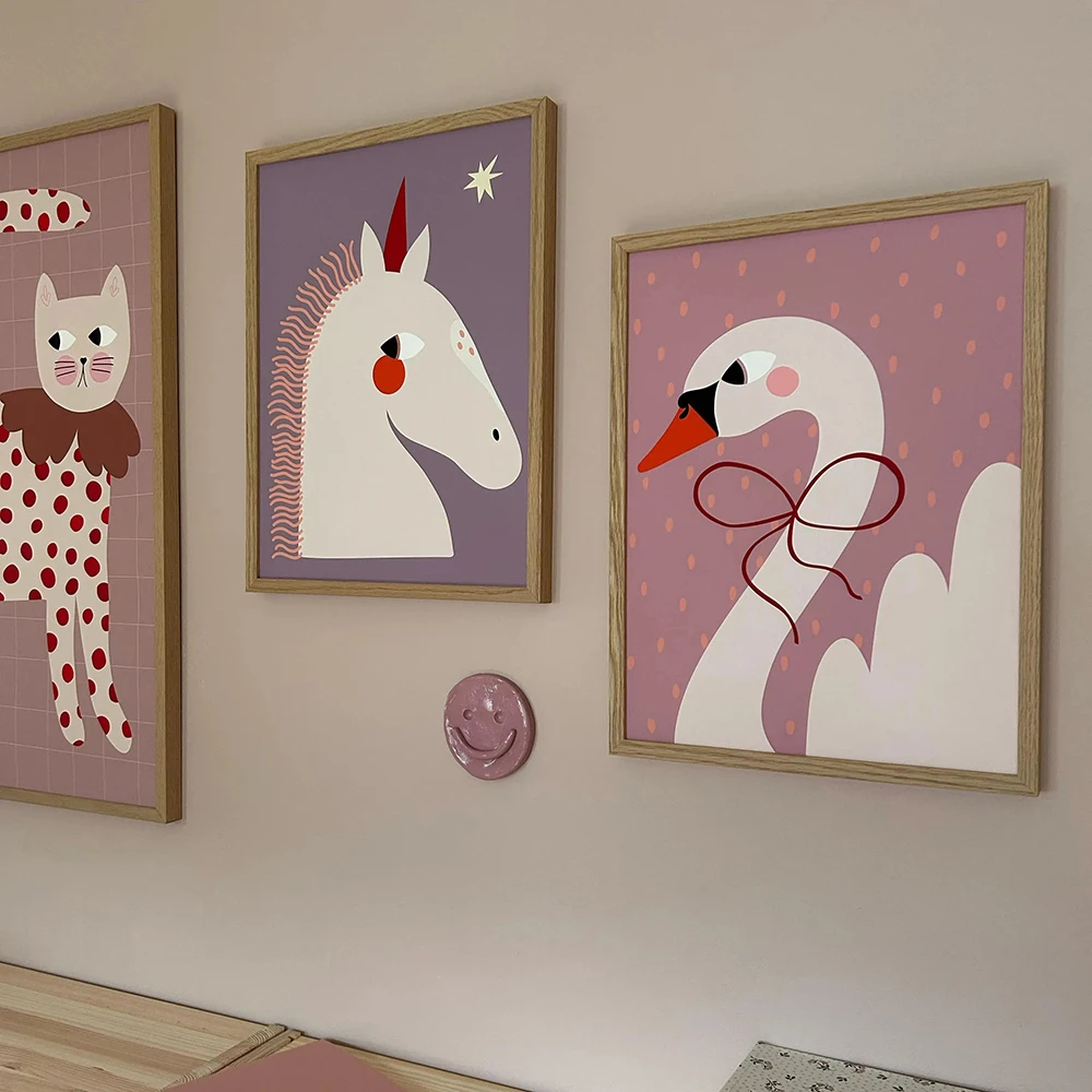 โปสเตอร์ภาพพิมพ์สัตว์น่ารัก 1 - Baby Unicorn Nursery บทวิจารณ์และราคา
