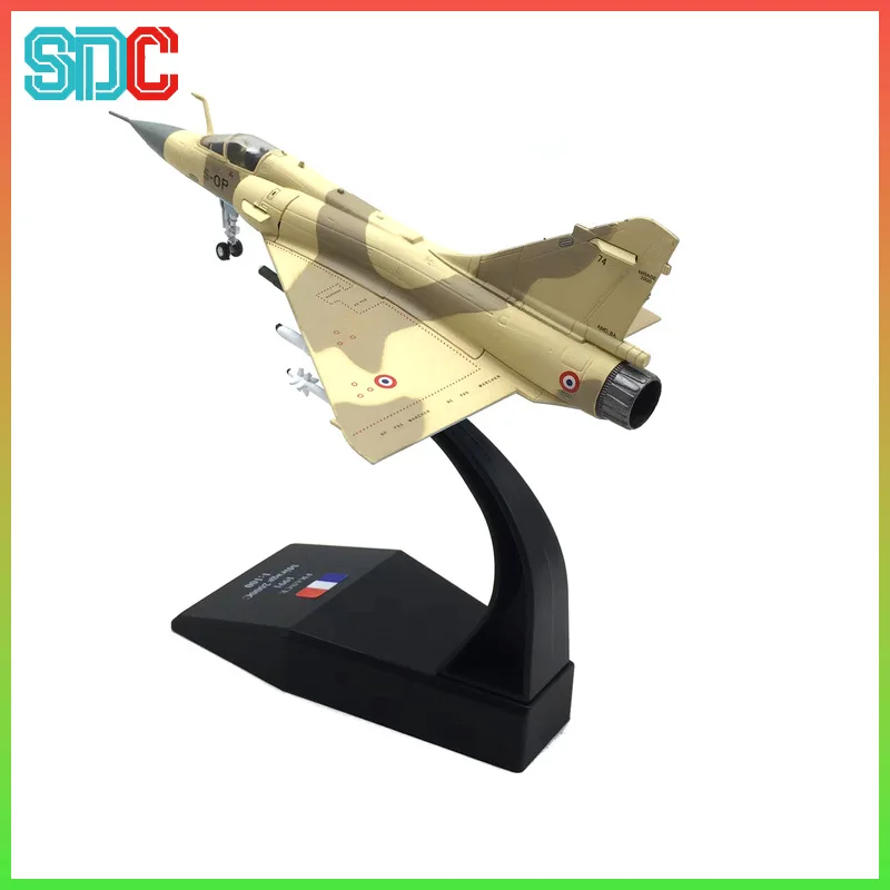 

Yellow Painted French Air Force Mirage Dassault Mirage 2000 Fighter Aircraft Model 1/100 Scale Building Construction Toy