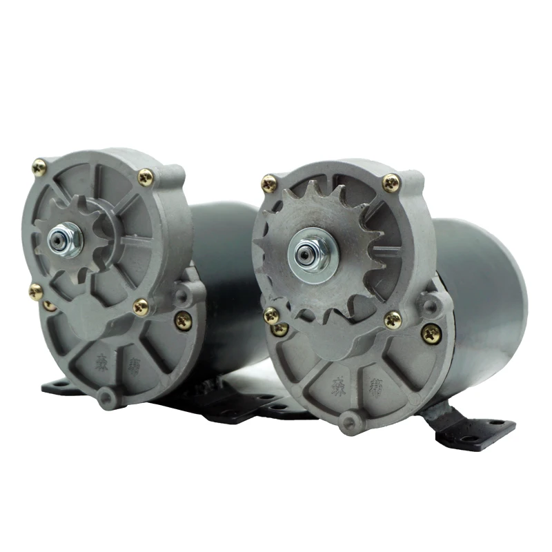 Imagem -04 - Motor Multiúso dc com Roda de Corrente Alto Torque Ímã Permanente Desaceleração 12v 24v 500w 200rpm Dentes 14 Dentes 428