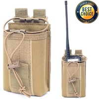 Outdoor Hunting 1000D Talkie Pouch Tactical Sports Molle Nylon Radio Walkie Talkie Holder Bag Magazine Mag Pocket