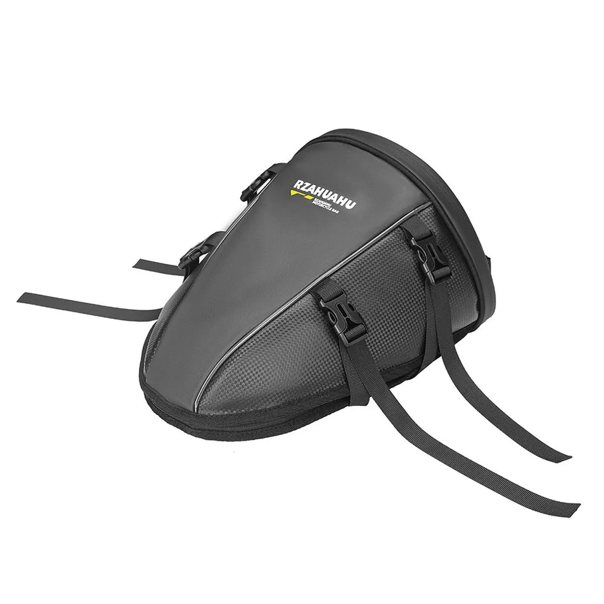 

Motorcycle Helmet Backpack with Hard Shell - Multi-Function Tail Bag, Waterproof Rear Seat Pack for Riders