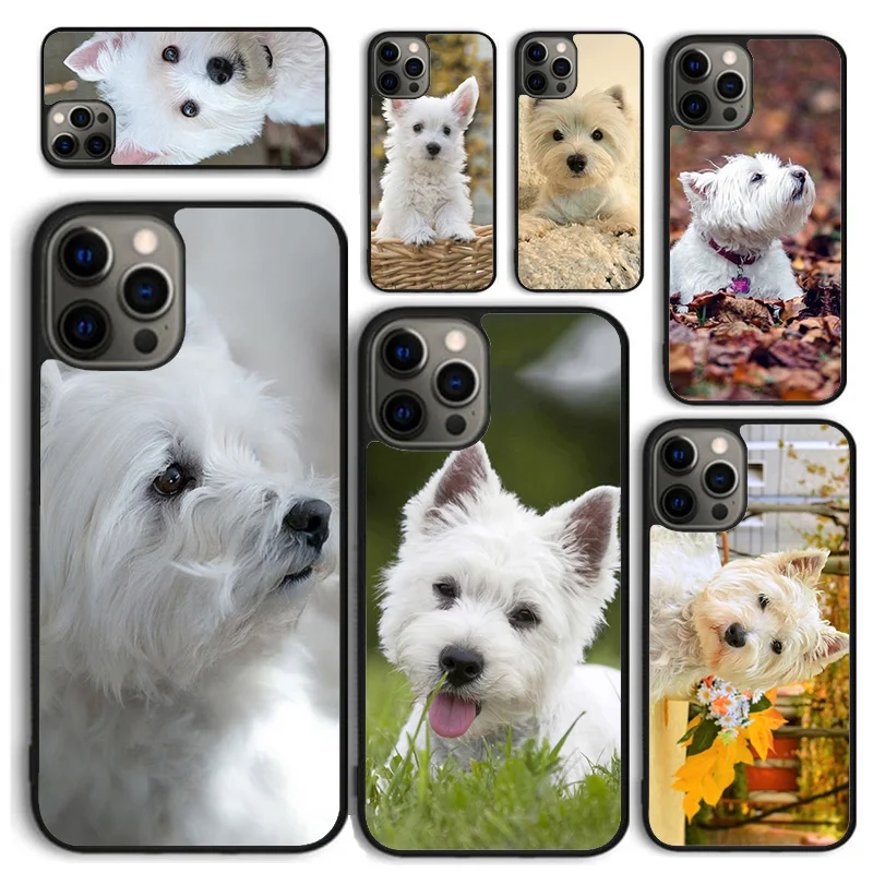 Чехол для телефона Whippet Mum Westie West Highland Terrier Dog для iPhone 16, 15, 14, 12, 13, mini PLUS X XS XR 11 PRO MAX Shell