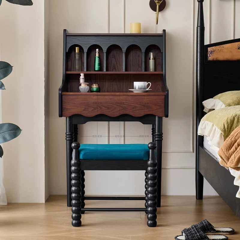 

Nordic Vintage Dressing Table Drawer Luxury Home Storage Dressing Table Minimalist Designer Penteadeira De Maquiagem Furnitures