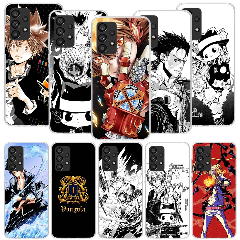 Katekyo Hitman Reborn Phone Case for Samsung Galaxy A15 A14 A13 A12 A55 A54 A53 A52 A35 A34 A33 A32 A25 A24 A23 A22 A04S A03S A0