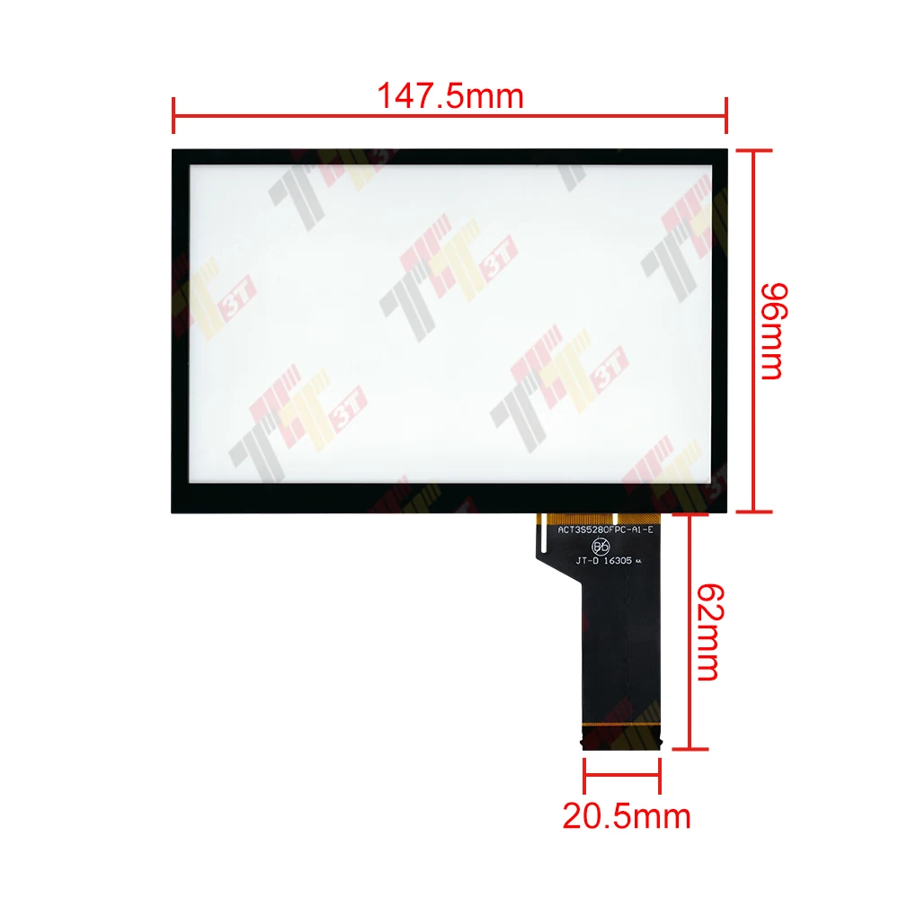 Touchpanel 6,5'' Touchscreen-Digitizer für VW Golf Caddy MIB200 682 Radio Multimedia Navi – Detail 4