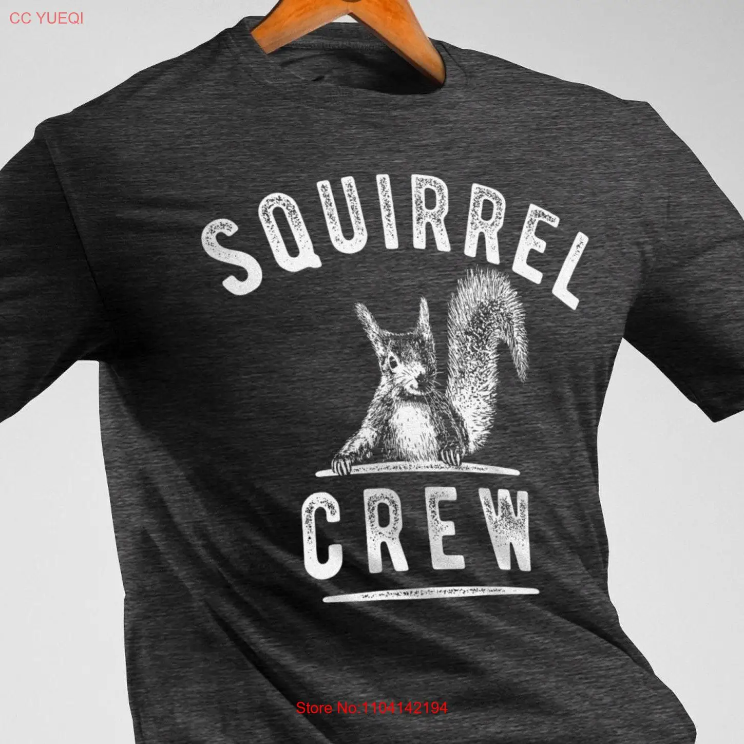 Squirrel Team T Shirt Lover Group Crew Woodland Animal Nature Nuts long or short sleeves