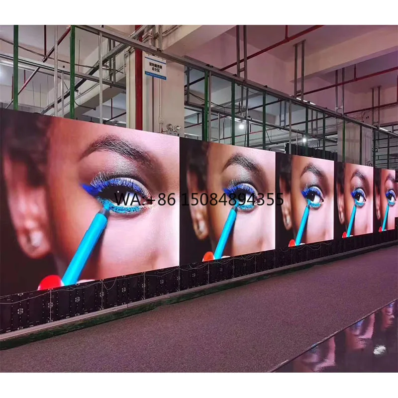 OEM High Definition Full Color Indoor/Outdoor LED Wall Display 3840Hz Refresh CE ROHS FCC Certified for Wine Cellars Stadiums