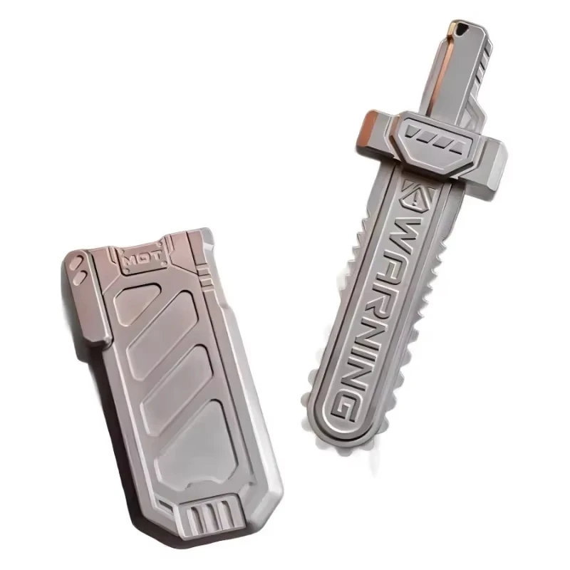 EDCハンドプレイオブジェクトソードプッシュカードメカニカルブラックテクノロジーEDCおもちゃ減圧フィジェットスピナープッシュカードプッシング