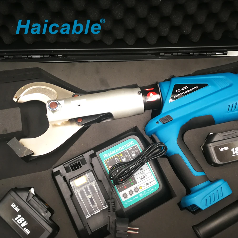 Electric Hydraulic Cable Cutter EZ-65C Cordless Manual Wire Cutter