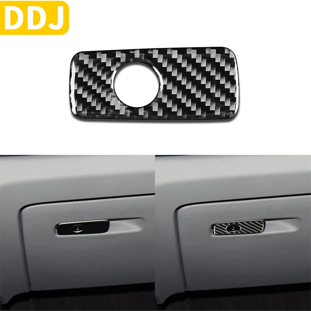

Carbon Fiber Interior Auto Glove Box Handle Trim Sticker For Audi Q3 2015-2018 Modification Decoration Accessories Styling