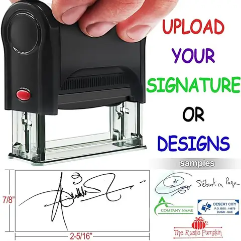 Rubber Stamp DIY Kit Custom Self-Inking Stamp DIY Rubber Stamp Kit Custom LOGO Personalized Self Inking Business Address Name Number Letter Printing