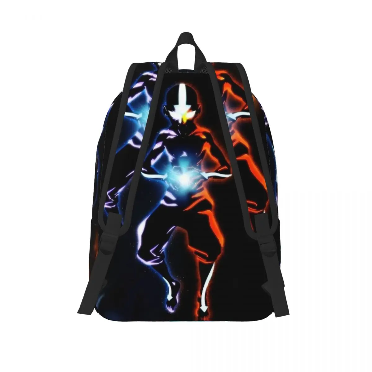 Cartoon Aang In Avatar State Casual Backpack Outdoor Student Business Daypack for Men Women Laptop Computer Shoulder Bag