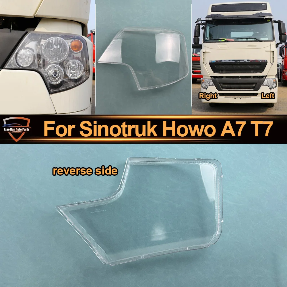 

Front Headlight Cover For Sinotruk Howo A7 T7 Transparent Lampshade Lamp Lens Headlamp Shell Plexiglass Auto Replacement Parts