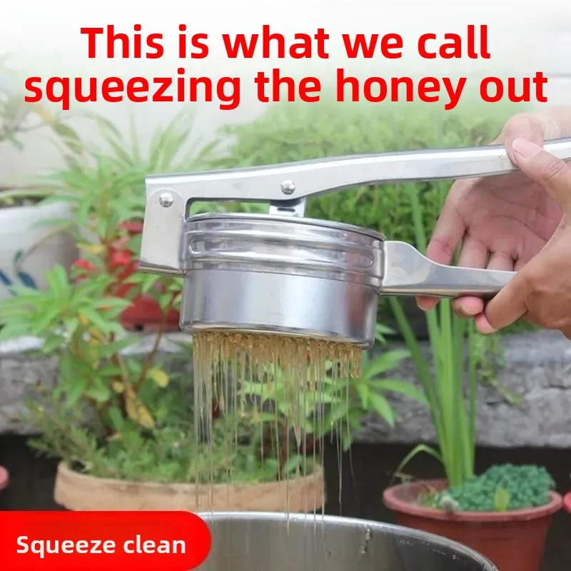 

Ручная соковыжималка из нержавеющей стали для коммерческого использования: для вина, оливкового масла, меда, цитрусовых фруктов. Кухонный инструмент.