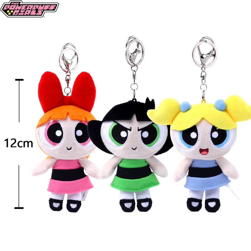 مجموعة زينة معلقة للفتيات من Powerpuff مقاس 12 سم، فقاعات زهرة، زينة عيد الميلاد