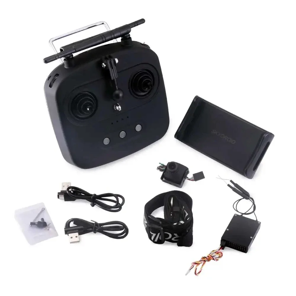 Skydroid T10 Remote Control Mini Camera 10km Digital Map Transmission 4 In 1 With R10 Reciever For RC Plant Protection Drone