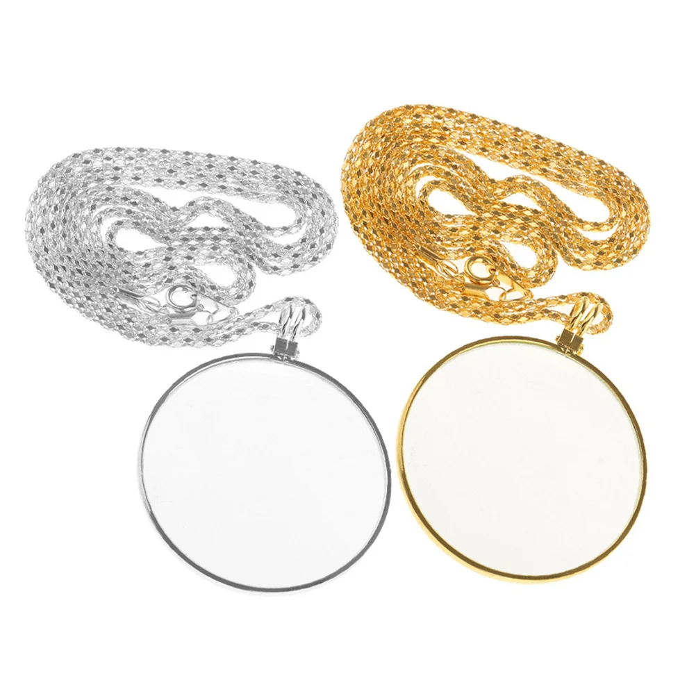 2 قطعة قلادة مكبرة 5X عالية الوضوح معلقة المكبر خفيفة الوزن القراءة قلادة للكتب الصحف الحرف المسنين