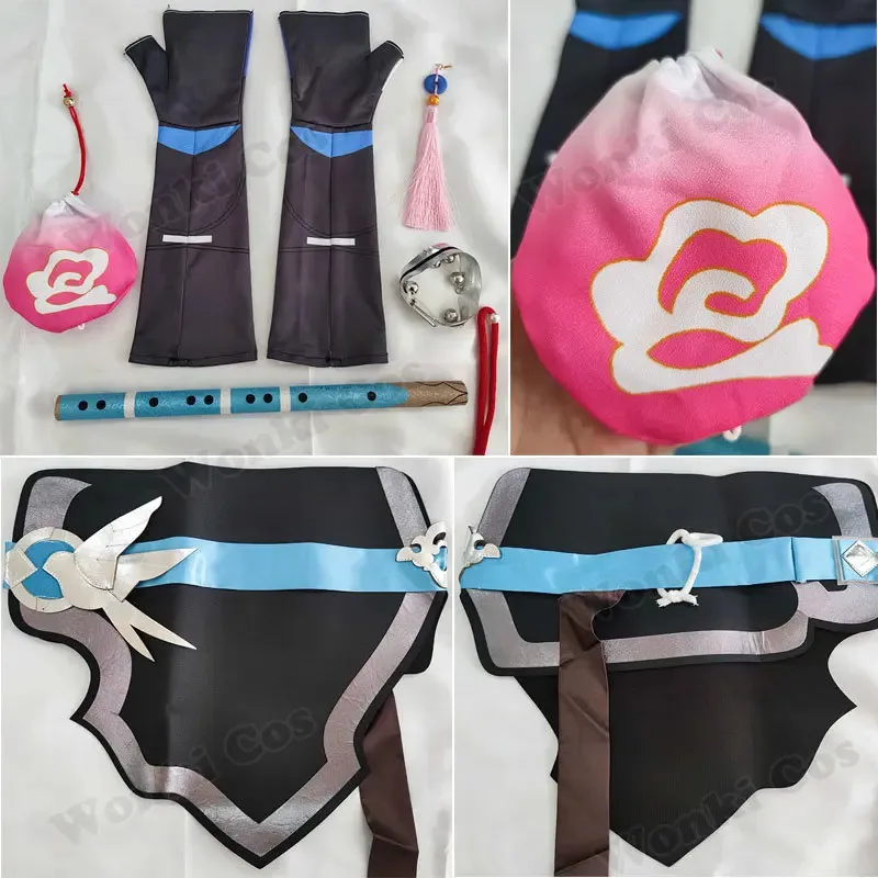 

2025 12 Star Rail Yanqing Cosplay Costume Game Impact Yan Qing Halloween Costumes for Men Uniform Full Set