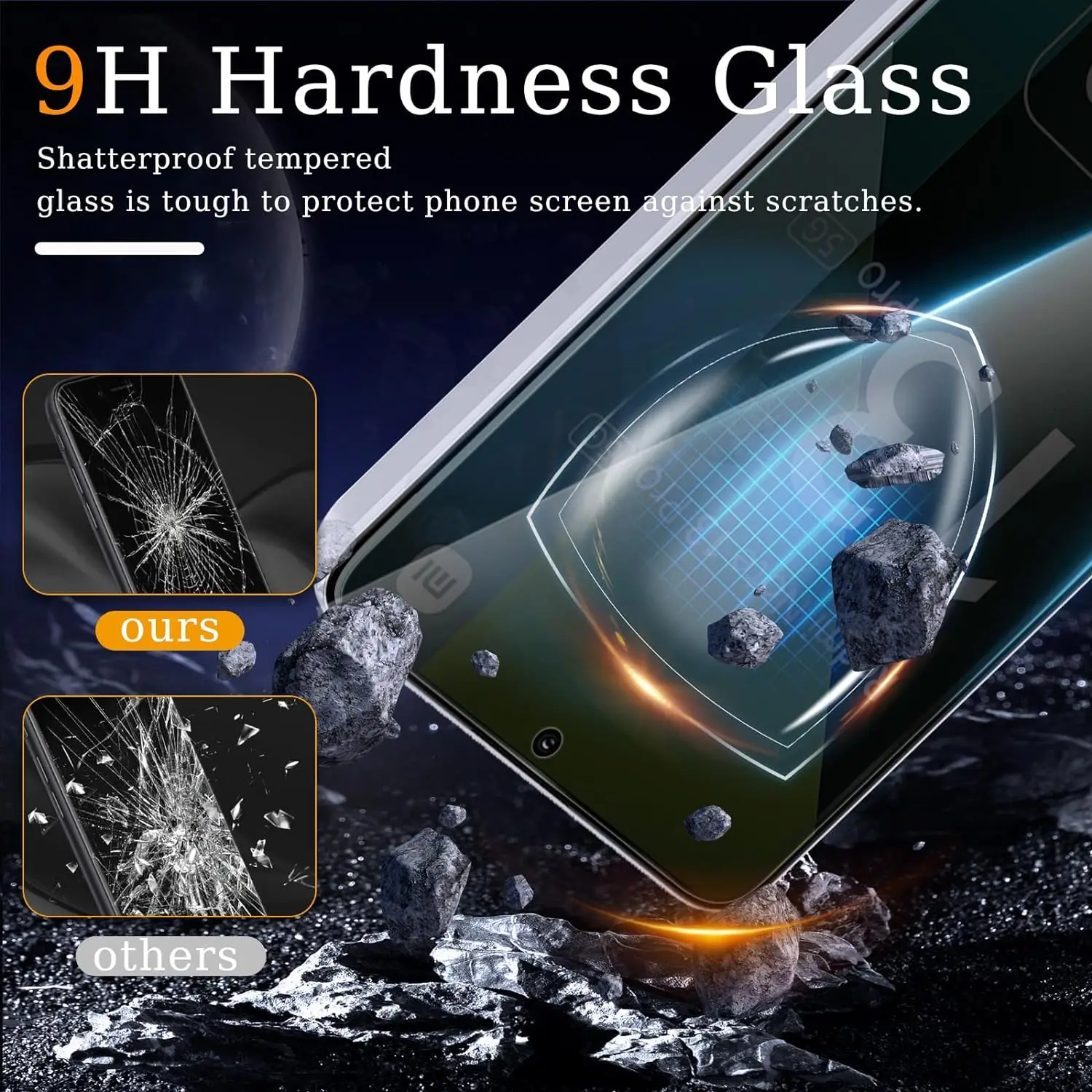 9H Anti Spy Screen Protector For Xiaomi POCO X6 Pro 2/4 Pcs Privacy Tempered Glass