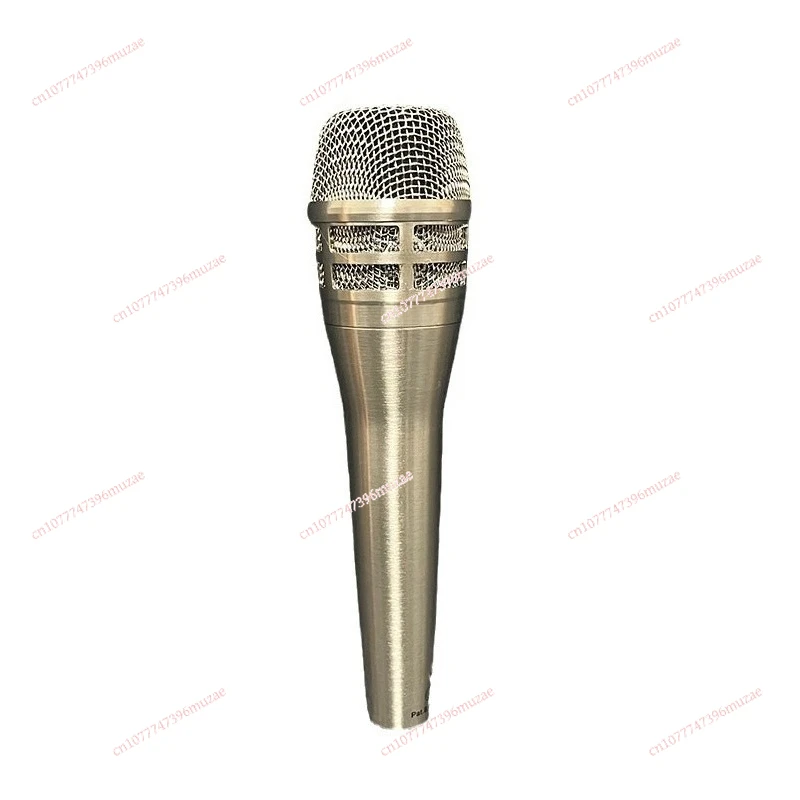 

Electroplated silver high-end wired microphone live karaoke performer home handheld wired