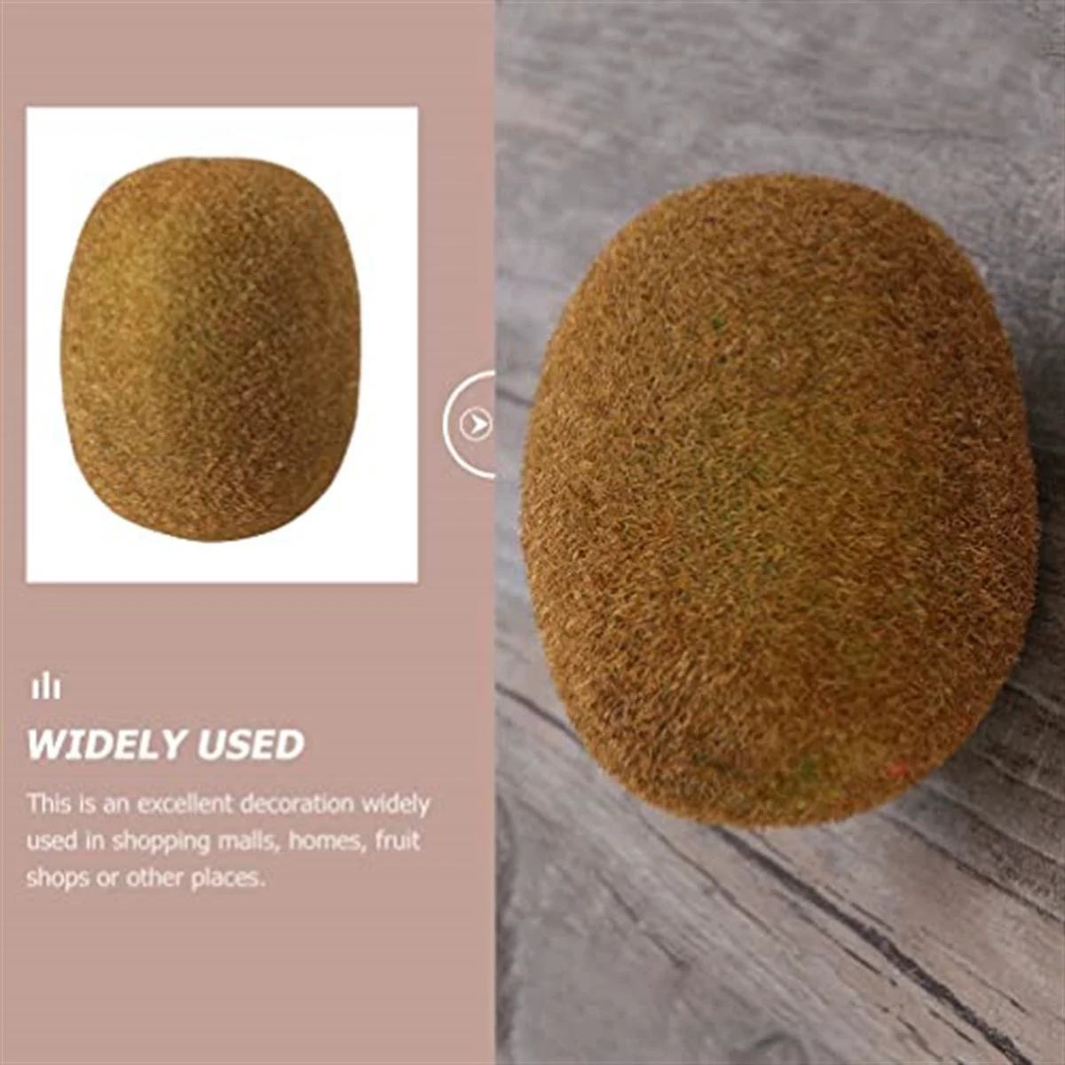 6 Stück, künstliche Kiwi-Früchte-Modelle, künstliche Früchte, Obsttablett für Zuhause, Restaurant, Party-Dekoration, Fotografie-Requisiten – Detail 8