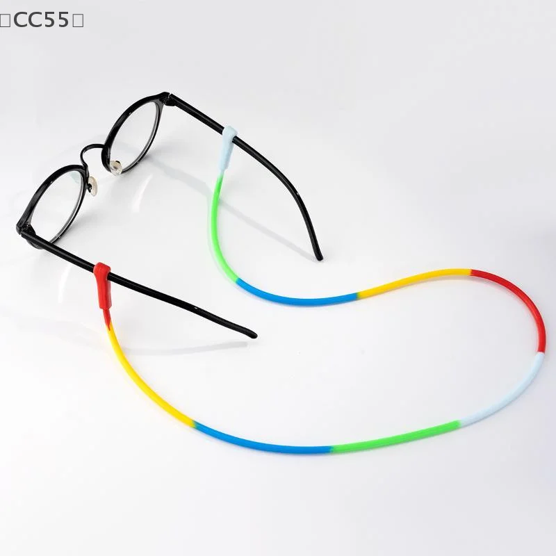 [CC55] حزام نظارات من السيليكون للرجال والنساء مقاوم للماء ملحقات النظارات الشمسية سلسلة نظارات رياضية حبال حامل الحبل اسهم