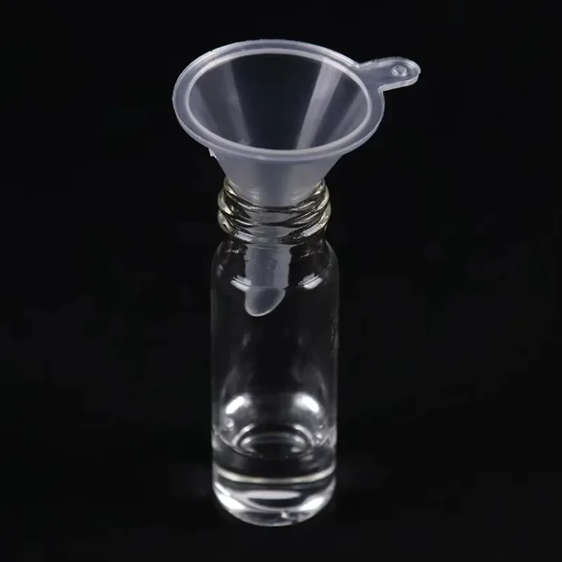 

10PCS Mini Plastic Funnels for Liquid Transfer, Lab, and School Use