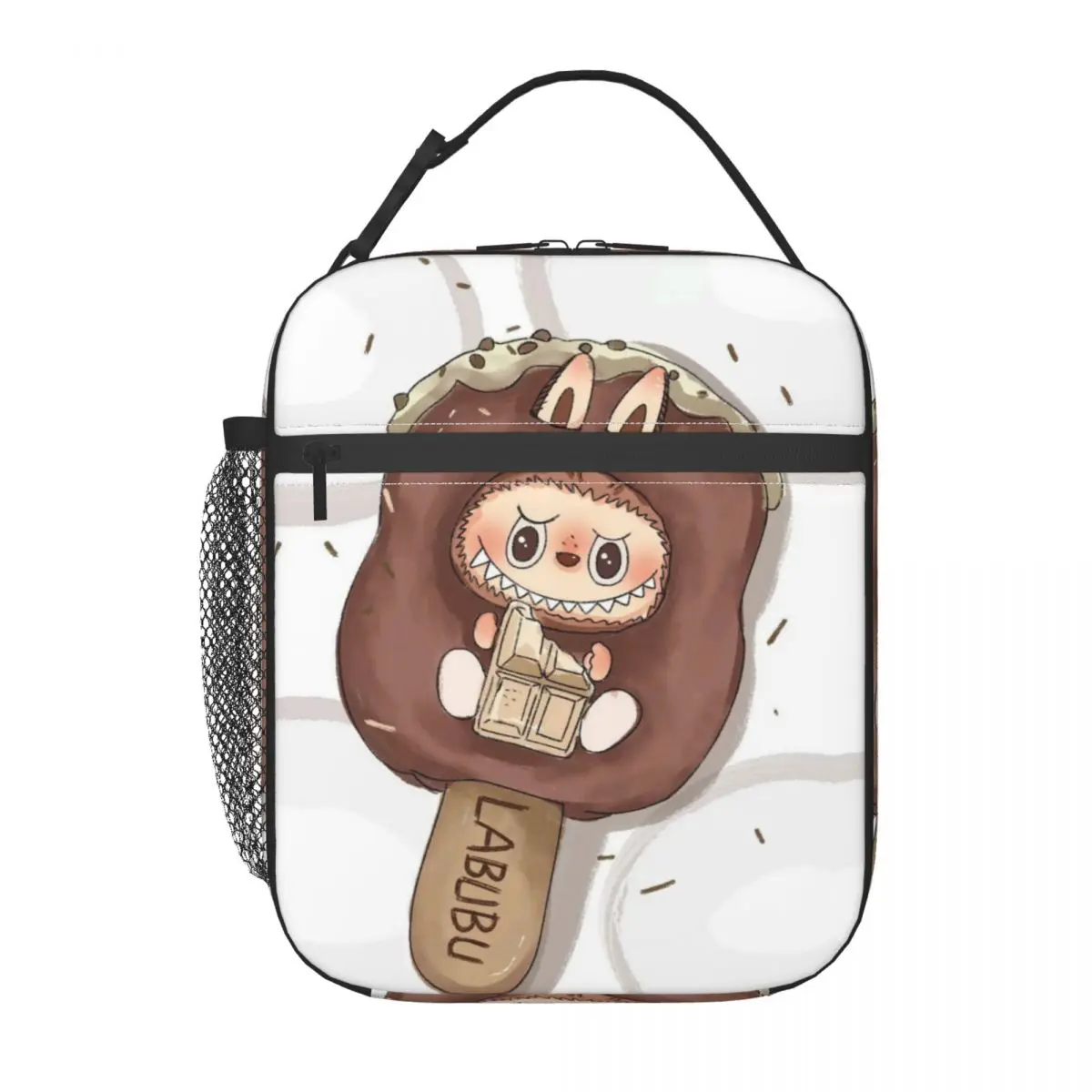 Custom Ice Cream Labubues Lunch Bag Cooler Warm Insulated Lunch Box for Children School Food Portable Tote Bags