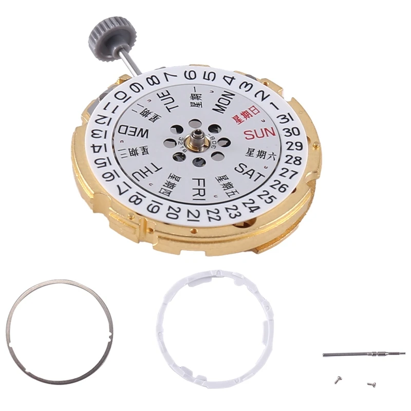 

8200 Movement Mechanical Movement 8205 Double Calendar Movement 3Pin Movement For Miyota