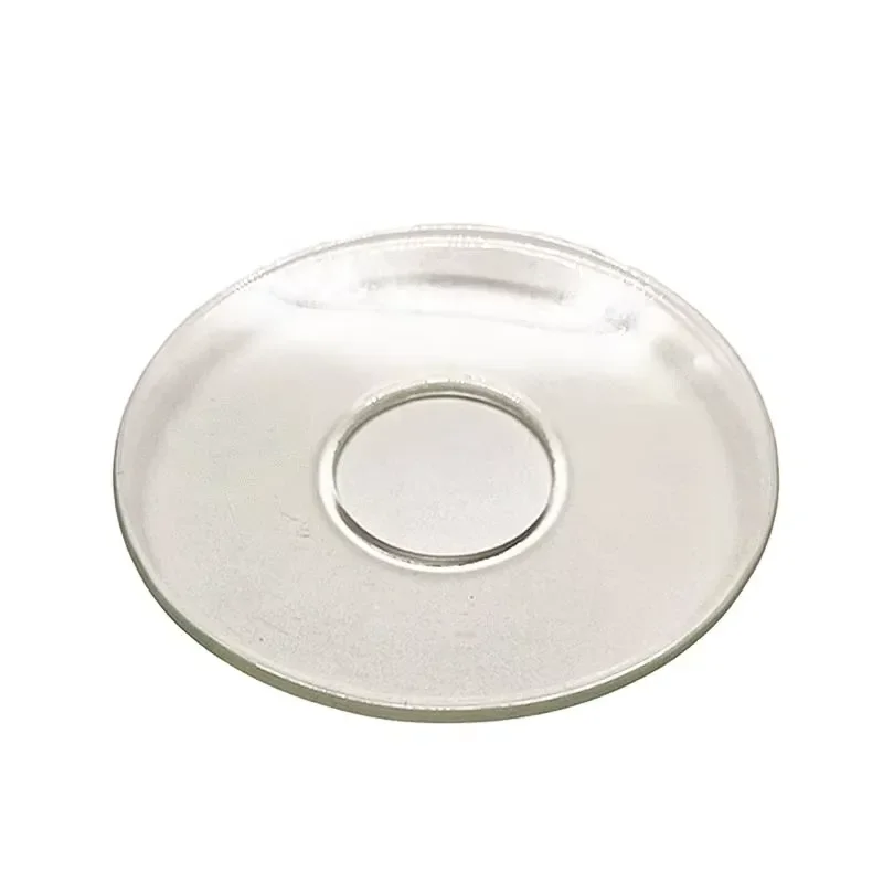 for  Round Transparent Glass Candlestick Anti Drip Device Tapered Accessories Home Decoration