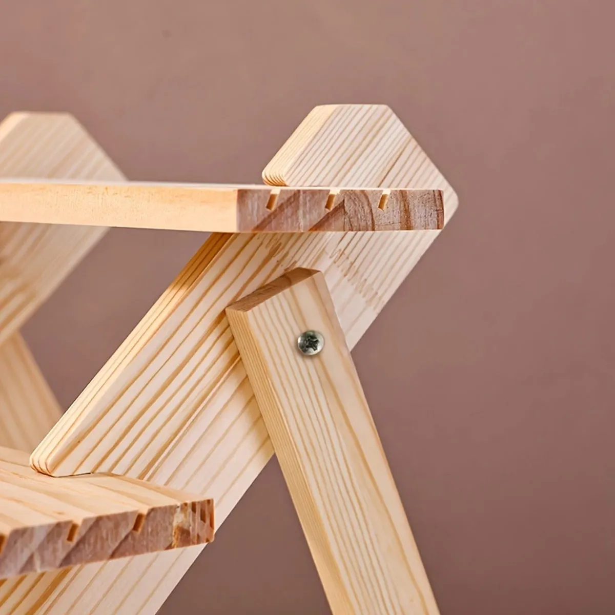 Holz-Präsentationsständer, Ohrstecker-Organizer, Parfüm-, Schmuck-, Ohrring-Aufbewahrungsregal, Desktop-Kleinwaren-Displayständer – Detail 3