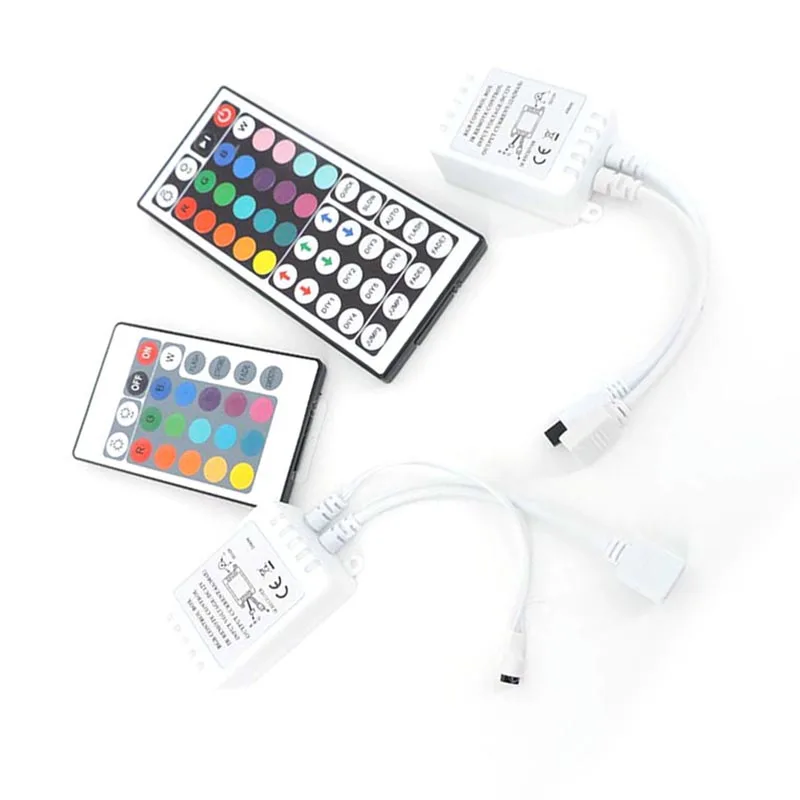 

12 В постоянного тока RGB ИК-пульт дистанционного управления светодиодная лента 24 44 клавиши регулируемый переключатель для SMD 3528/5050/5730/5630 светодиодная лента освещения