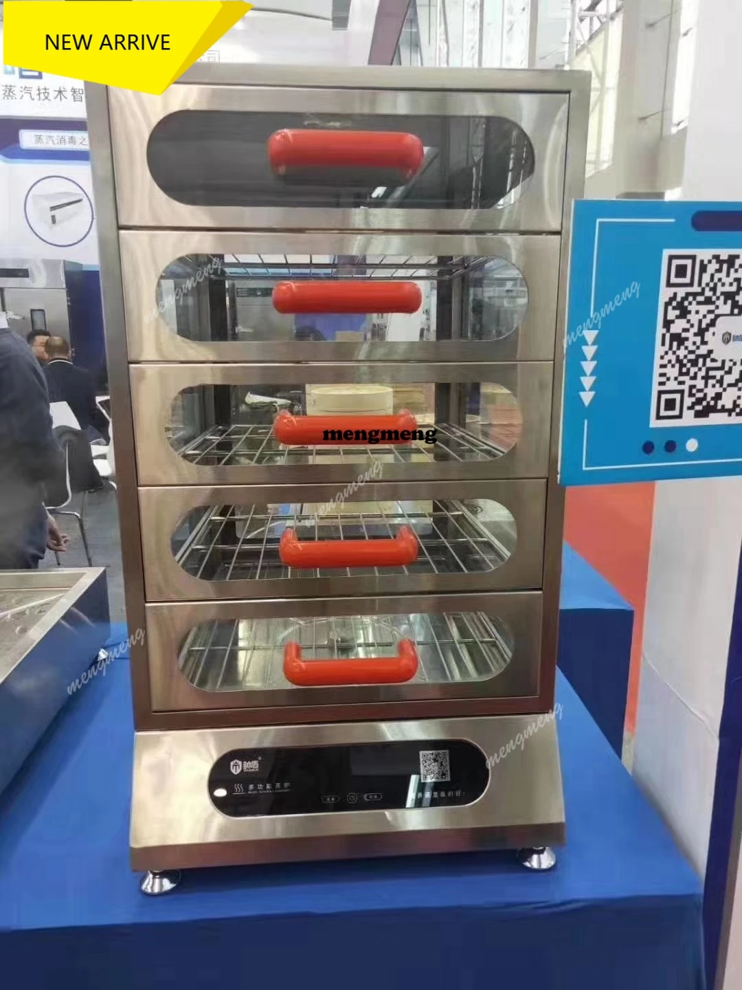 Commercial Siopao Steamer With Food Grade Stainless Steel High Capacity Low Water Consumption Asian Dim Sum Equipment