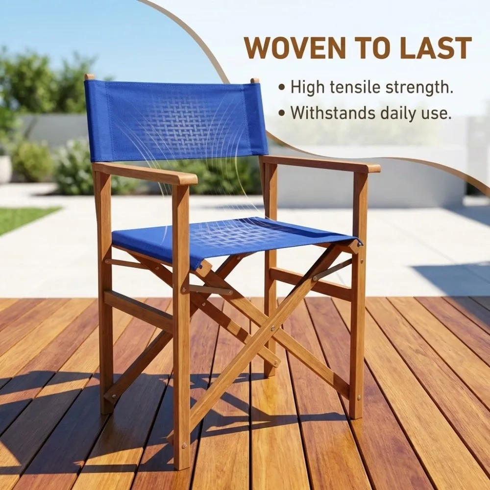Canvas Fabric Director Chair Replacement Canvas Straight-leg Fit Reinforced-edge Multi-color Chair Replacement Fabric