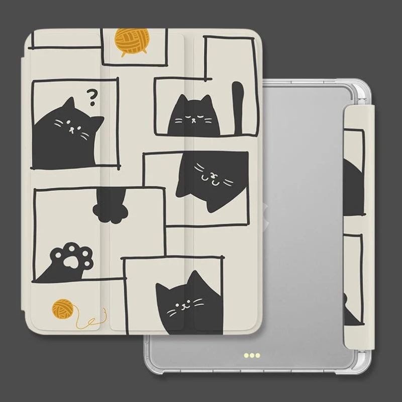 

TPU Soft Case For Samsung Tab S7 S8 S9 11 Plus S10 S9 12.4 inch Case Smart Cover For Tab A9 8.7" Plus 11" A8 Pencil Holder Funda
