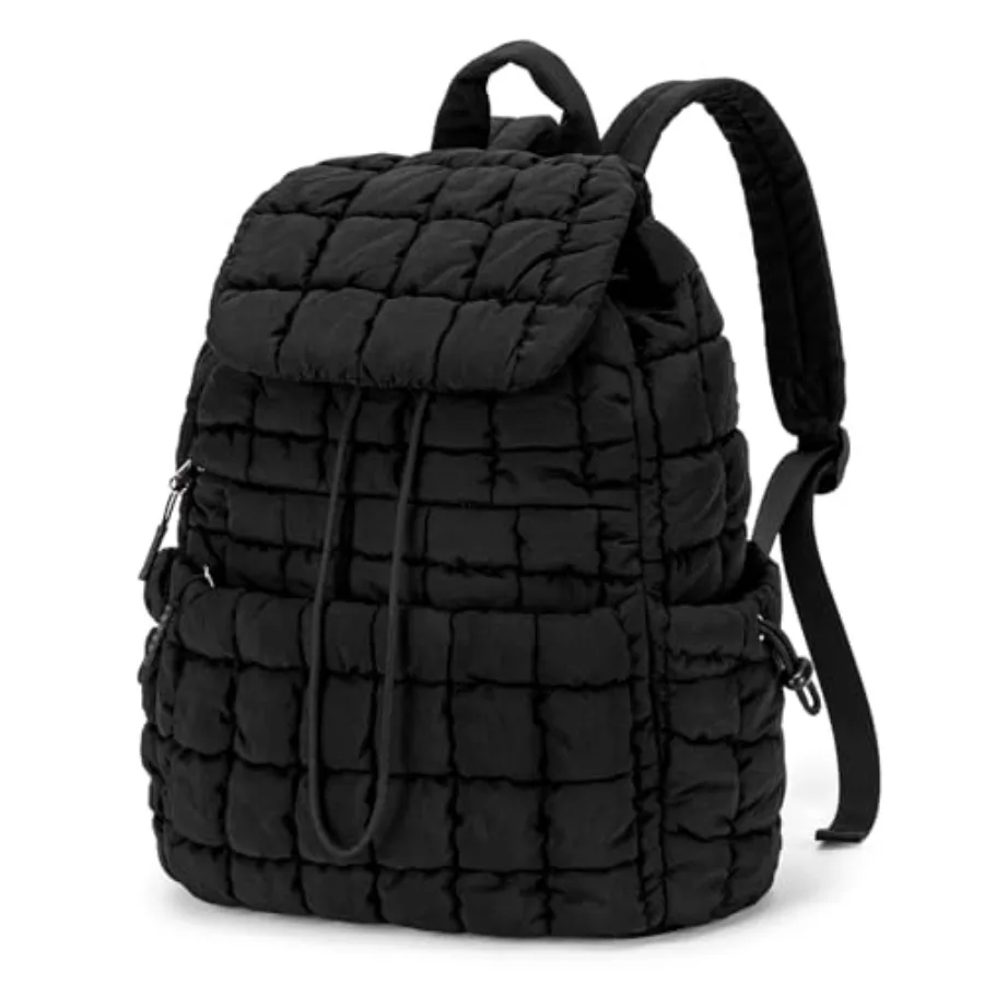 

CLUCI Puffy Quilted Backpack Purse for Women, Casual Lightweight Daypack for Women Travel Purse