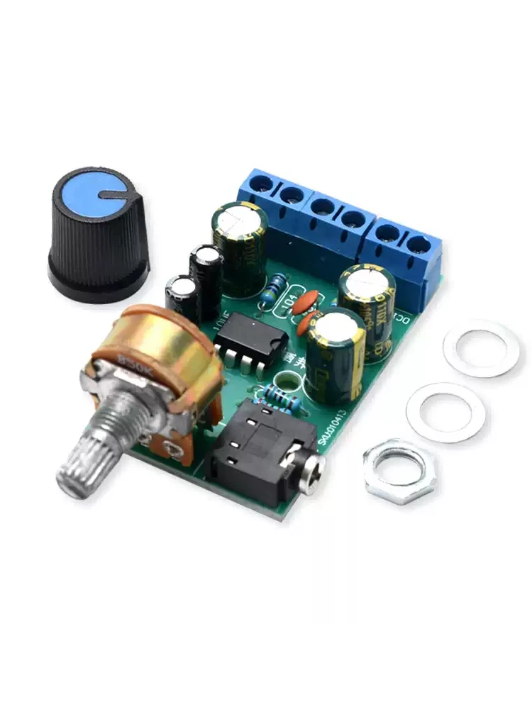 TDA2822M Mini Micro DC Płytka wzmacniacza 2.0 Dwukanałowy moduł wzmacniacza stereo 1,5 W * 2 — zdjęcie 2