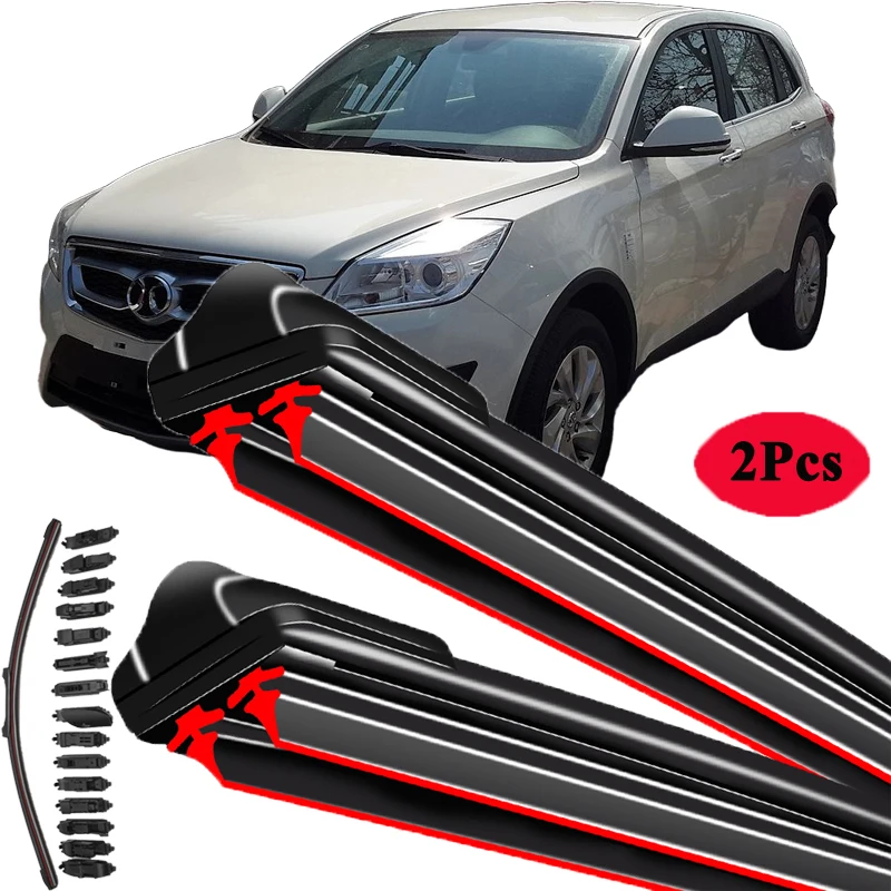 

For BAIC Senova D20 X25 X35 X55 X65 2015-2020 Car Windshield Wiper Blade Front Windscreen Brushes Washer Accessories Cleaning