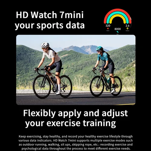 Imagen 2 del producto 2025 nueva moda Watch7 mini AMOLED reloj inteligente pantalla HD Fitness Bluetooth llamada impermeable deportes Smartwatch hombres para Samsung