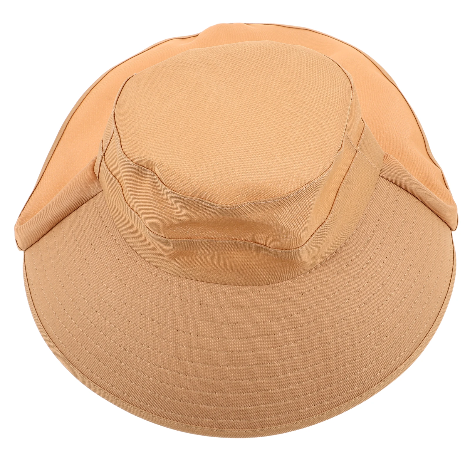 

1pc Wide Brim Hat Lightweight Breathable Bucket Hats for Beach Outdoor Adjustable Cooling Neck Flap Gardening