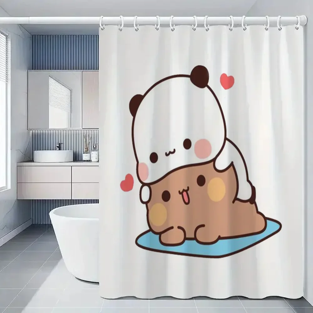 1pc BUBU DUDU Badezimmer Vorhänge Bad Vorhang Klapp Partition Dusche Zubehör Schlafzimmer Luxus Europäischen Polyester Stoff